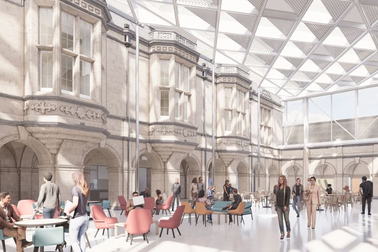 The Madras Courtyard interior: WilkinsonEyre